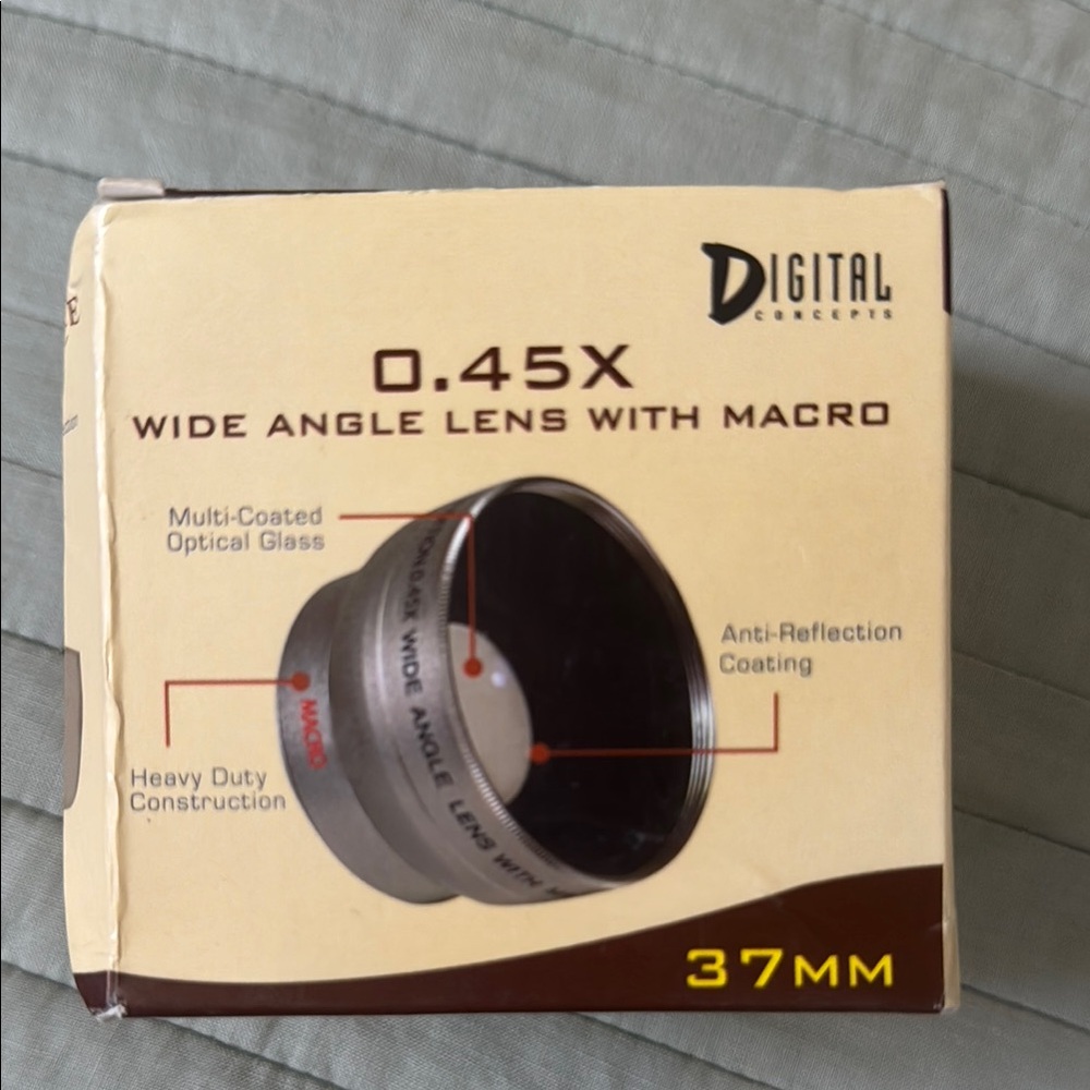 0.45X Wide Angle Lens with Macro - Gray